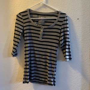 Gray and black shirt half sleeves